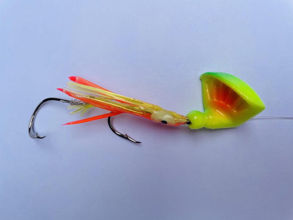 Wacko Clinch rigged with hoochie